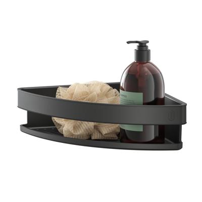 Tiger Carv Douchemand - 21x21x7cm - hoekmodel - zwart 800251