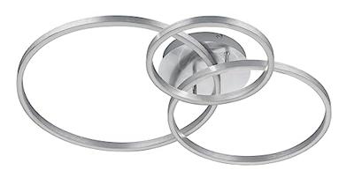 Trio PlafonnièreWinona 3-rings RVS - 670810607