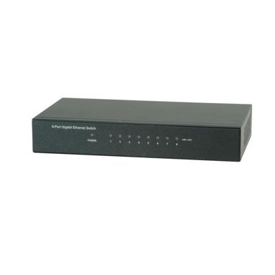 ROLINE Gigabit Ethernet Switch, 8 poorten