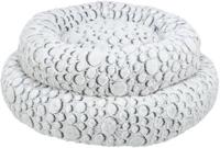 TRIXIE HONDENMAND MILA ROND PLUCHE WIT / GRIJS 60X60 CM - thumbnail