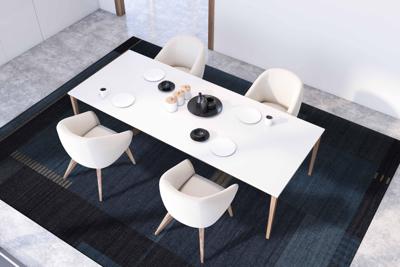 Jackie And The Fish - Frauhaus In the Navy Rond - Rond 200 cm Vloerkleed