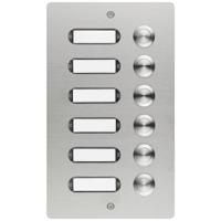 Grothe 55406 Belknop Met naambord RVS V2A - thumbnail