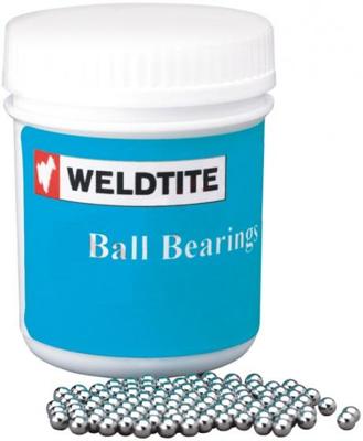 Weldtite Kogels 1000 stuks 1/8 inch staal zilver