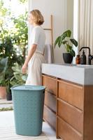 Curver Softex wasbox + deksel Blauwgroen - thumbnail