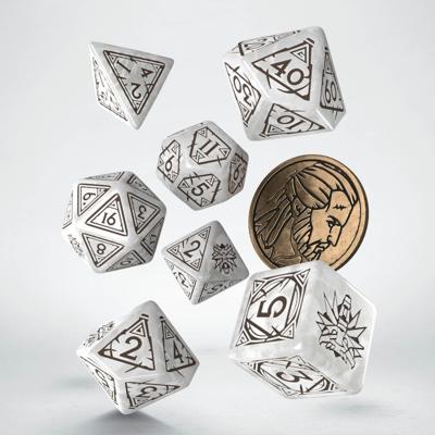 The Witcher Dice Set Geralt The White Wolf (7) The Witcher Dice Set Geralt The White Wolf (7)