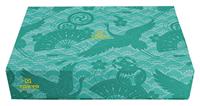 Sushiset van 8 stuks - Glassy Turquoise - Zwart/Turquoise - thumbnail