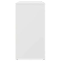 Dressoir met lade Wit 120 x 36 x 69 cm Bewerkt hout - thumbnail