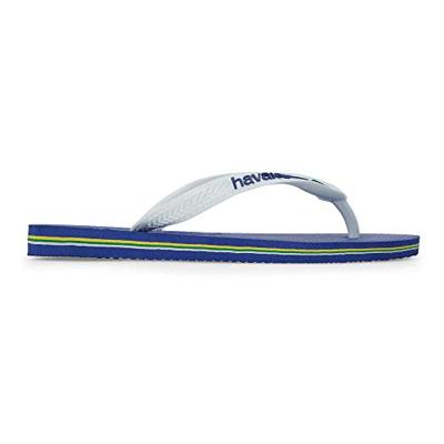 Havaianas - Brasil Logo MARINE BLUE Rubber Unisex