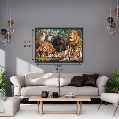 Clementoni legpuzzel wild cats, 500st.