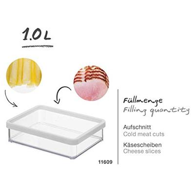 Rotho Loft Vleeswarendoos 1,0L wit