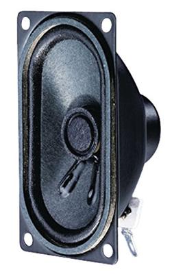 Visaton SC 4.7 ND - 8 Ohm 2.8 inch 7 cm Breedband-luidspreker 2 W 8 Ω Zwart Ovaal, Magnetisch afgeschermd