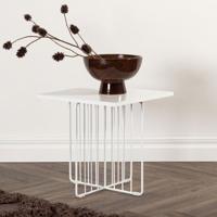 Nohr Salontafel 'Ashlynn' 40 x 40cm, kleur Wit - thumbnail