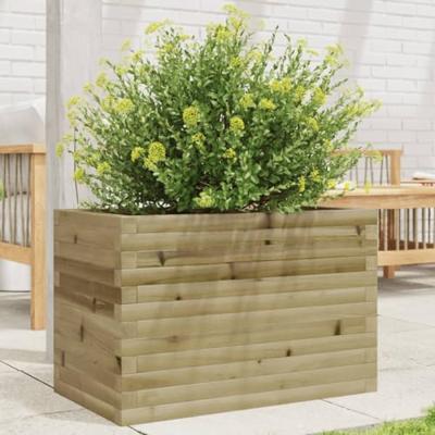 VidaXL Plantenbak 70x40x45,5 cm geïmpregneerd grenenhout VidaXL Plantenbak 70x40x45,5 cm geïmpregneerd grenenhout
