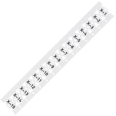WAGO 211-835 211-835 Kabelmarkeringssysteem Markeringsvlak: 25 x 10 mm Wit Aantal markeringen: 500 500 stuk(s)