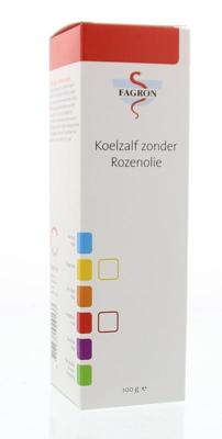 Fagron Koelzalf zonder rozenolie doos & bijsluiter 100 Gram Fagron Koelzalf zonder rozenolie doos & bijsluiter 100 Gram