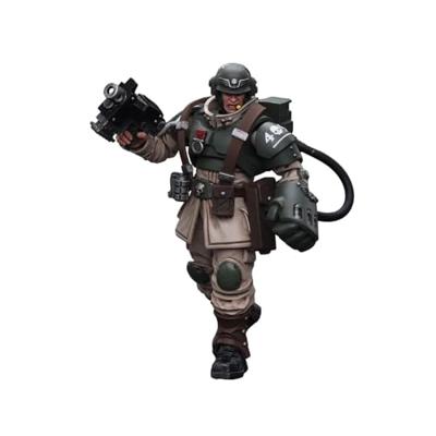 Warhammer 40k Action Figure 1/18 Astra Militarum Cadian Command Squad Veteran Sergeant with Power Fist 12 cm - thumbnail