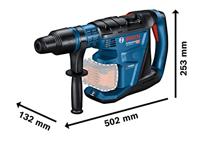 Bosch Blauw GBH 18V-40 C Accu Boorhamer BITURBO | SDS-max | 2 x 5,5 Ah accu + snellader | In XL-Boxx 0611917103 - thumbnail