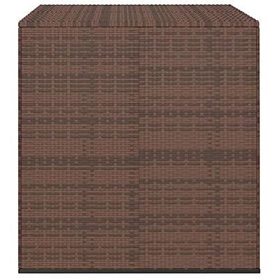 Tuinbox 100x97,5x104 cm polyetheen rattan bruin