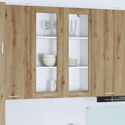 Hangkast Riga Artisan Eiken 80 x 31 x 100 cm Bewerkt hout