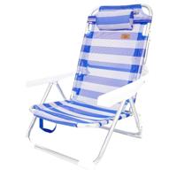 Strandstoel Ociotrends Blauw 60 x 50 x 82 cm - thumbnail