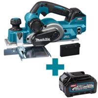 Makita accu schaaf 82mm xgt 40v max naked - thumbnail