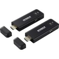 SpeaKa Professional SP-TR-450 Draadloze HDMI-set 50 m 2.4 GHz, 5 GHz 3840 x 2160 Pixel Geïntegreerde LED-weergave - thumbnail