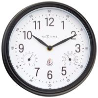 Weerstation - Wandklok - 23,5 cm - weerbestendig - Jasmine - thumbnail