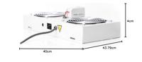 Digitus DN-19 FAN-2-WM-T 19 inch 2 x Ventilator voor patchkast Grijs - thumbnail