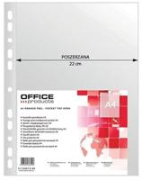 OFFICE products geperforeerde showtas, A4, 30 micron, gekorreld, pak van 100 stuks - thumbnail