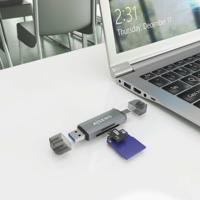 Kaartlezer Extern Aisens ASCR-2AC08-GR Grijs (1 Stuks) - thumbnail