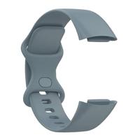 FitBit Charge 5 & 6 Sportbandje met dubbele lus - Staalblauw - Maat: L - thumbnail