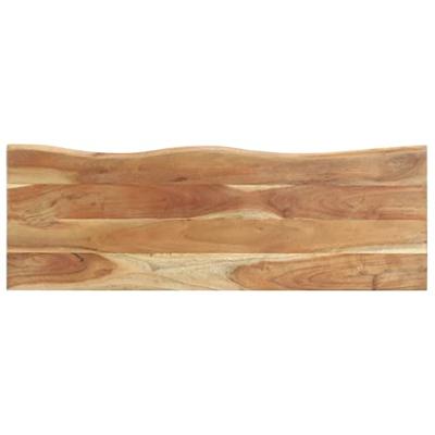 VidaXL Kapstok met schap 100x35x22 cm massief acaciahout