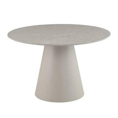 DÉJA Living - Eettafel Greige Marmerlook - 120x120x75cm - Vince
