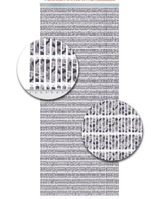 Vliegengordijn Hulzen Grijs gevlekt - 90cm x 210cm Vliegengordijn Hulzen Grijs gevlekt - 90cm x 210cm