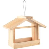 Voederhuisje Enzo Bruin 23 x 11 x 16 cm Flamingo Naturel - thumbnail