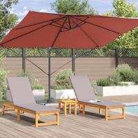 VidaXL Parasol terracotta 351 x 250 x 260 cm polyester en aluminium - thumbnail