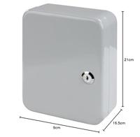 Alco AL-890-33 Sleutelkast 200x160x80mm Grijs Voor 20 Sleutels - thumbnail