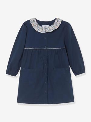 Meisjesschort met ruitjes CYRILLUS roze, bedrukt