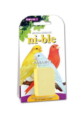 Esve Nible Piksteen Mineralenblok Kanarie 1st Esve Nible Piksteen Mineralenblok Kanarie 1st