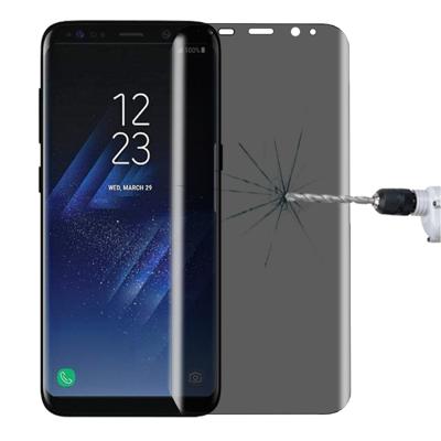 Voor Galaxy S8 PLUS / G9550 0.3mm 9H oppervlaktehardheid 3D gebogen Privacy volledige Antireflectiescherm gehard glas Screen Protector