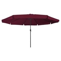 Tuinparasol Rood en Zwart 395 x 395 x 245 cm Polyester en staal - thumbnail