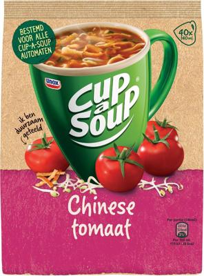 Cup-a-Soup Unox machinezak Chinese tomaat 140ml