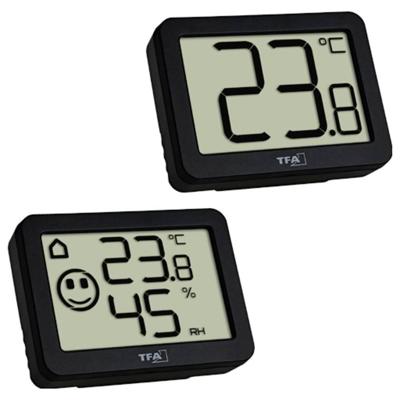 TFA Dostmann 95.2020.01 Thermo- en hygrometer Zwart