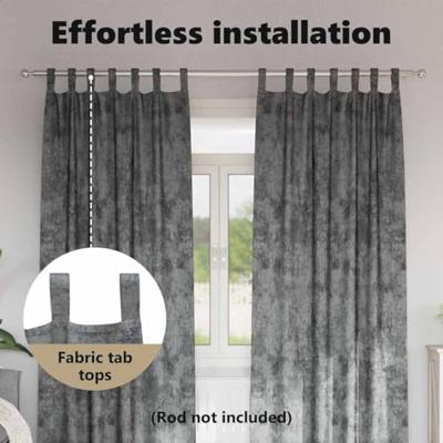 VidaXL Velvet gordijnen met gordijnen 2 pcs grijs 245 x 140 cm fluweel