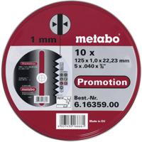 Metabo Accessoires doorslijpschijven in blik (10 st.) | ø 125x1,0x22,23 - 616359000 - thumbnail