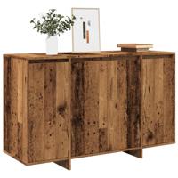 Dressoir 120x41x75 cm bewerkt hout oud houtkleurig - thumbnail