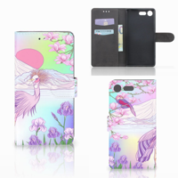 Sony Xperia XZ Premium Telefoonhoesje met Pasjes Bird - thumbnail