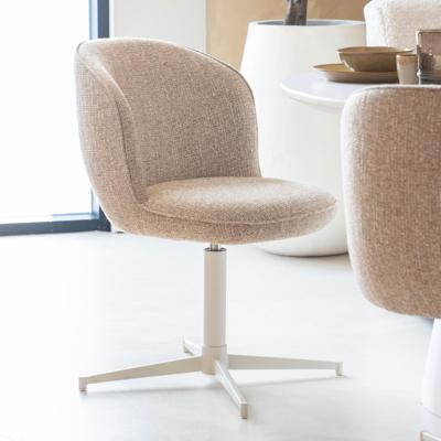 Eleonora Draaibare Eetkamerstoel 'Molly' kleur Taupe