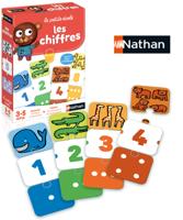De cijfers NATHAN multi-gekleurd - thumbnail