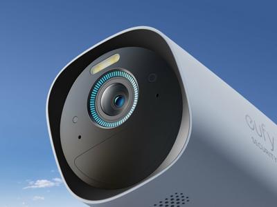 eufy Security eufyCam 3, 4k draadloze bewakingscamera met geïntegreerd zonnepaneel, bewakingscamera met uitbreidbare lokale opslag, nachtzicht in kleur, zonder maandelijkse kosten